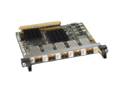 SPA-5X1GE-V2= | Cisco 5-Port Gigabit Ethernet Shared Port Adapter, Version 2 - expansion module - 5 ports