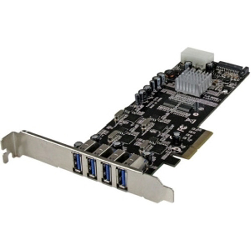 PEXUSB3S44V | StarTech.com USB Adapter PCI Express x4 Plug-in Card