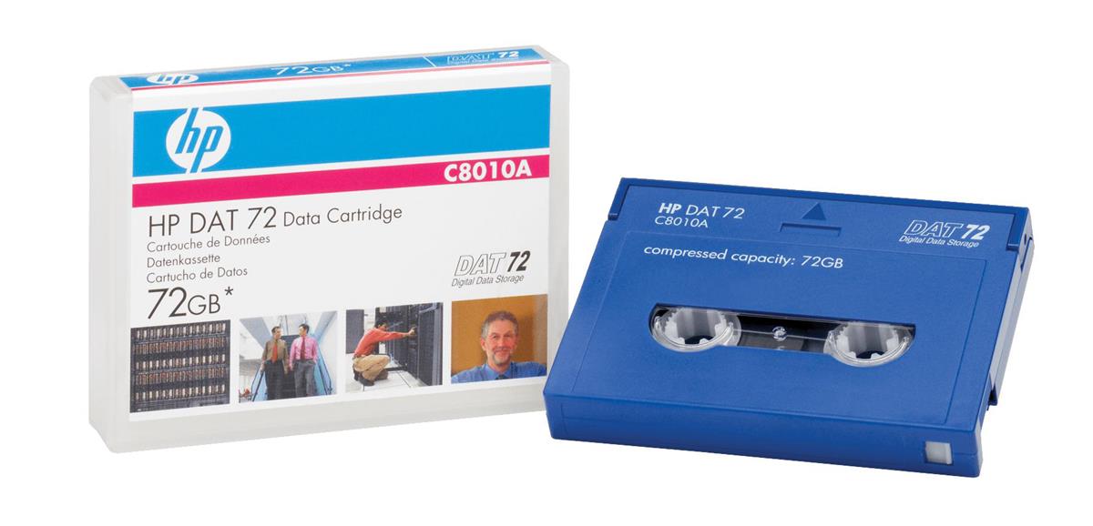 C8010A | HP DAT Data Cartridge DAT 36 GB Native / 72 GB Compressed 557.74 ft Tape Length