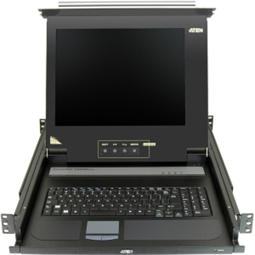 CL1000M | Aten Integrated KVM Console 17IN LCD Single Rail - NEW