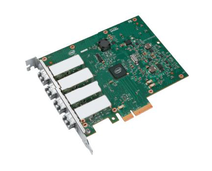 I350F4BLK | Intel Ethernet Server Adapter I350-F4 - PCI Express x4 - 4 Port - 1000Base-SX