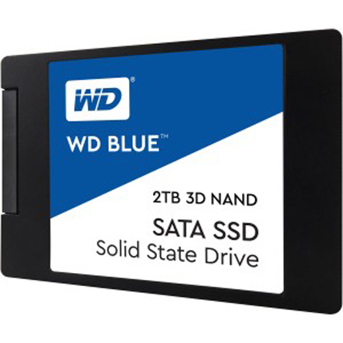 WDS200T2B0A | WD Blue 3D NAND 2TB SATA 6Gb/s 2.5 7MM Internal Solid State Drive (SSD) - NEW