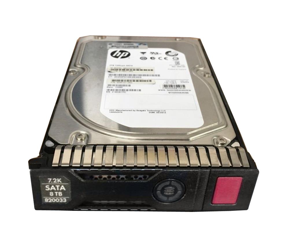 820033-001 | HP 8TB 7200RPM SATA Gbps 3.5 128MB Cache Hard Drive