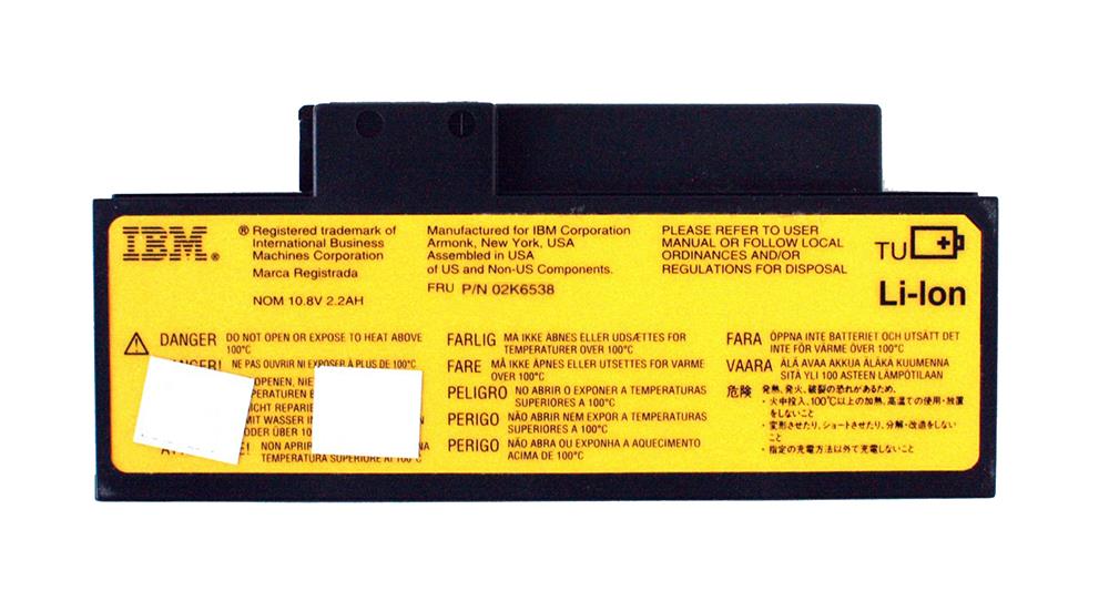 02K6538 | IBM Li-Ion Battery Packfor ThinkPad 560 2640