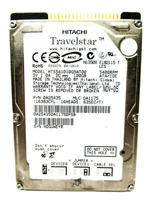 0A26563 | Hitachi 80GB 7200RPM ATA 100 2.5 8MB Cache Hard Drive