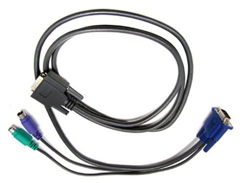 438610-002 | HP 1X4 KVM Console PS2 KVM Cable - 6FT