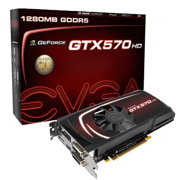 012-P3-1571-RX | EVGA GeForce GTX 570 1280MB 320-Bit GDDR5 PCI Express 2 x16 HDCP Ready SLI Support Video Graphics Card