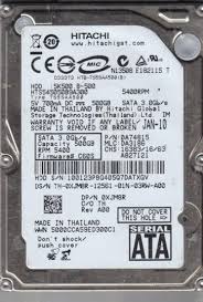 0A74815 | Hitachi 500GB 5400RPM SATA 3 Gbps 2.5 8MB Cache Travelstar Hard Drive