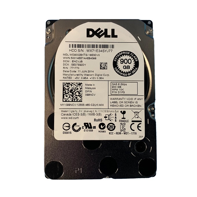 WD9002BKTG-18E3DV0 | Dell WD 900GB 10000RPM SAS 6Gb/s 64MB Cache 2.5 Enterprise Hard Drive