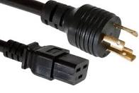 CAB-AC-C6K-TWLK= | Cisco Chassis BASED Switching Power Cord 250VAC 16A. Twist Lock NEMA L6-20 Plug US