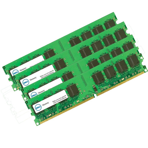 NK2V2 | Dell 32GB (4X8GB)1333MHz PC3-10600 240-Pin DDR3 ECC Fully Buffered ECC Dual Rank Registered DRAM DIMM Memory Module