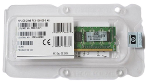 500670-B21 | HP 2GB 2RX8 PC3-10600E DDR3 Memory Module