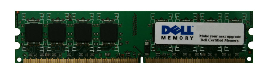 P2945 | Dell 1GB DDR2-533MHz PC2-4200 non-ECC Unbuffered CL4 240-Pin DIMM 1.8V Memory Module