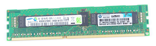 664691-001 | HP 8GB (1X8GB) 1600MHz PC3-12800 CL11 Single Rank ECC DDR3 SDRAM DIMM Memory for ProLiant Server G8