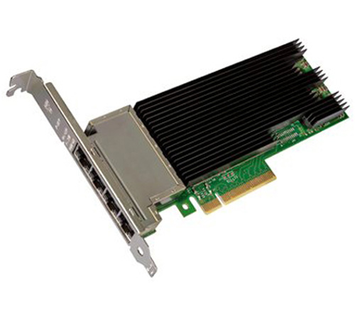 540-BBUX | Dell Intel X710-T4 Quad Port 10GB Ethernet Converged Network Adapter - NEW