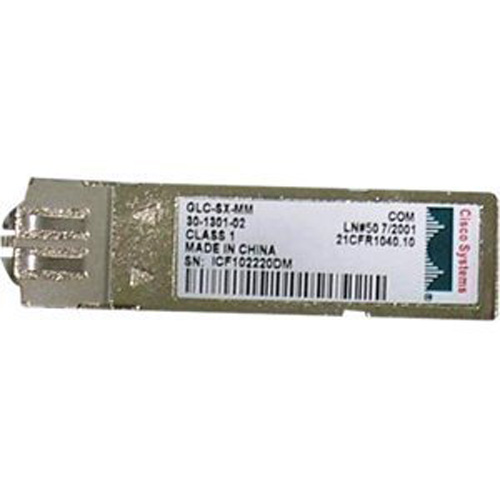 30-1301-02 | Cisco 1000BASE SX SFP (Mini-GBIC) Transceiver Module LC Multi-mode