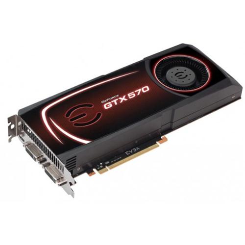 012-P3-1572-KR | EVGA GeForce GTX 570 1.2GB GDDR5 320-Bit PCI-Express 2 x16 Dual-Link DVI Graphics Card