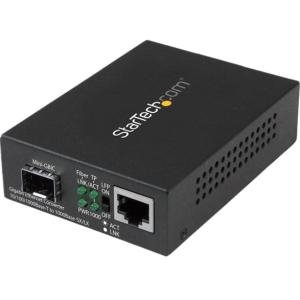 MCM1110SFP | StarTech Mcm1110SFP Gigabit Ethernet Fiber Media Converter With Open SFP Slot - Fiber Media Converter - 1 Gbps