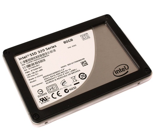 SSDSA2CW080G310 | Intel 320 Series 80GB SATA 3Gbps 2.5 MLC NAND Flash Solid State Drive (SSD)