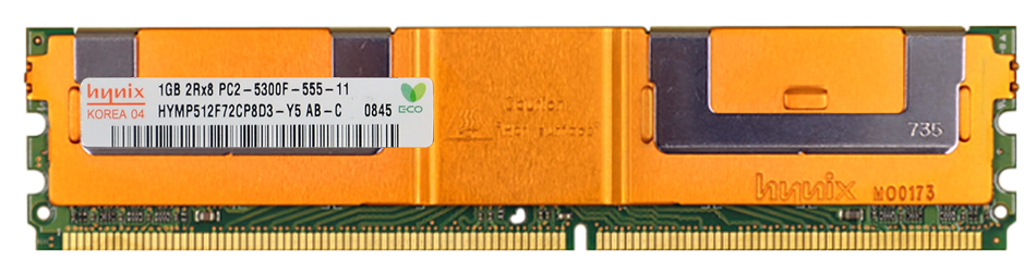 HYMP512F72CP8D3-Y5 | Hynix 1GB DDR2 Fully Buffered FB ECC PC2-5300 667Mhz 2Rx8 Memory