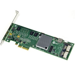 SRCSASRB | Intel 8 Port SAS RAID Controller - 256MB Embedded ECC DDR2 - PCI Express x4 - Up to 300MBps Per Port - 2 x SFF-8087 mini SAS 300 -