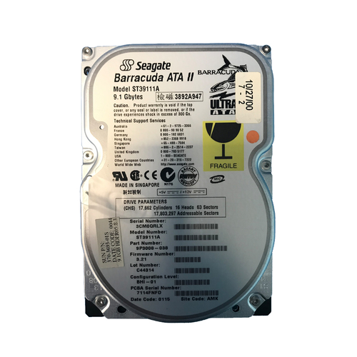 370-3693 | Sun 9.1GB 7200RPM IDE 3.5 Hard Drive