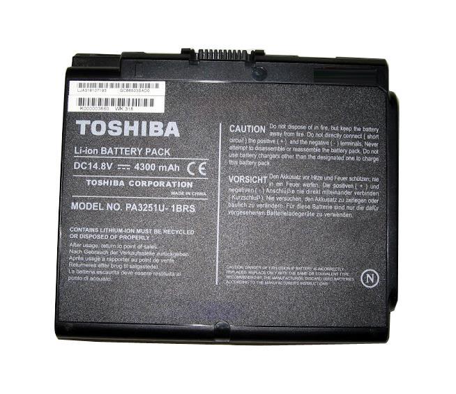 PA3251U-1BRS | Toshiba 4300 mAh Lithium Ion Notebook Battery