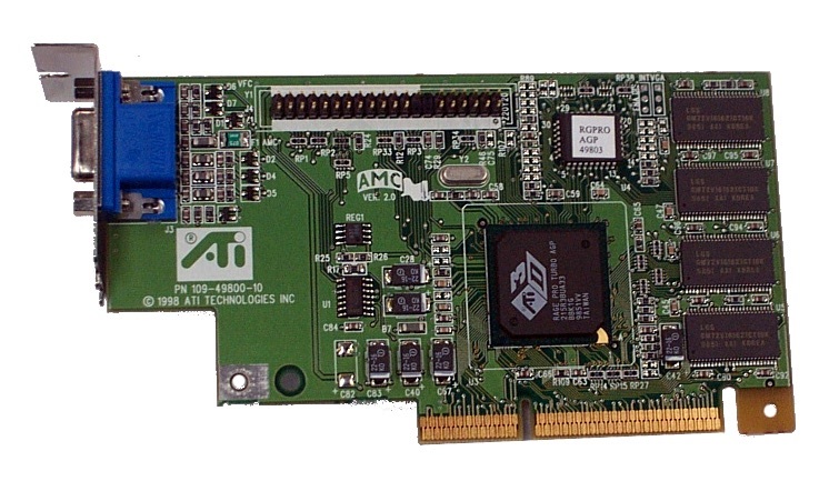 401271-001 | Compaq ATI Rage Pro 2X NLX 8MB Turbo AGP Graphics Card