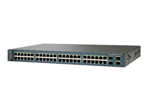 WS-C3560V2-48PS-S | Cisco Catalyst 3560V2-48PS Switch L3 Managed 48 X 10/100 + 4 X SFP Rack-mountable PoE Standard Image