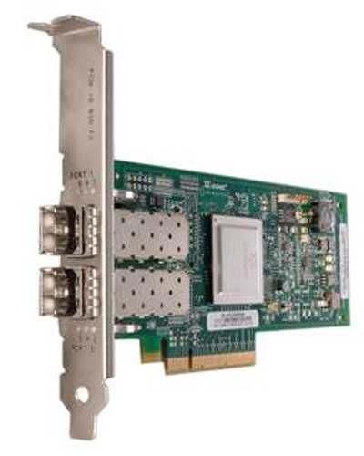 406-10748 | Dell SANblade 8GB Dual Port PCI-Express X8 Fibre Channel Host Bus Adapter with Standard Bracket Card Only