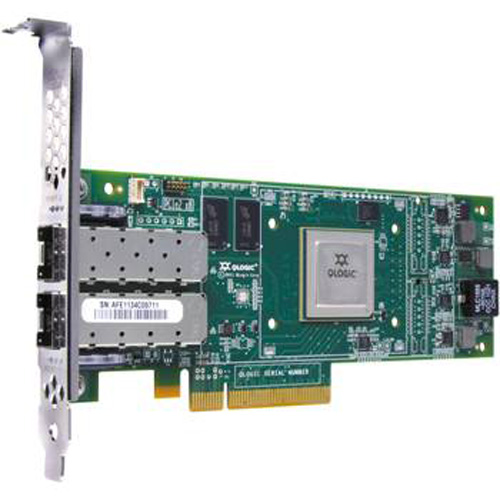 QLE8152-CK | QLogic 10GB Dual Port PCI-E 2.0 X8 FCoE CNA Adapter