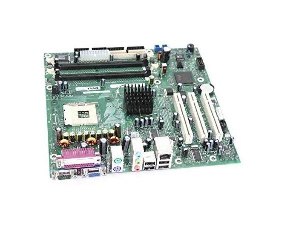 C92755-301 | Dell Motherboard Socket 478 with Intel SL7PK CPU for Dimension 3000 Series