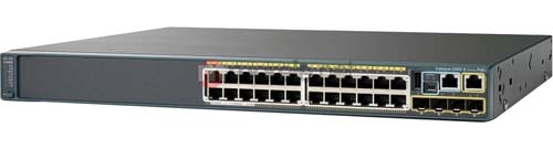 WS-C2960X-24PS-L | Cisco Catalyst 2960x-24ps-l Managed Switch 24 Poe+ Ethernet Ports And 4 Gigabit SFP Ports