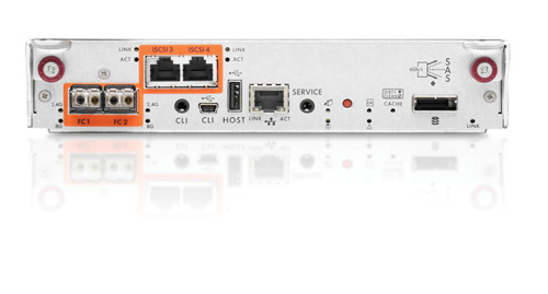 AP837A | HP StorageWorks P2000 G3 FC/iSCSI Combo Modular Smart Array RAID Controller