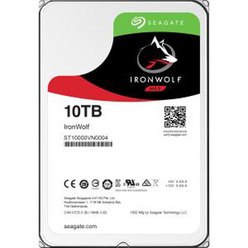 ST10000VN0004 | Seagate IronWolf 10TB 7200RPM SATA 6Gb/s 256 MB Cache 3.5 Internal Hard Drive