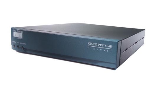 PIX-506E | Cisco PIX 506E Firewall 1 x 10/100Base-TX WAN 1 x 10/100Base-TX LAN 1 x Management