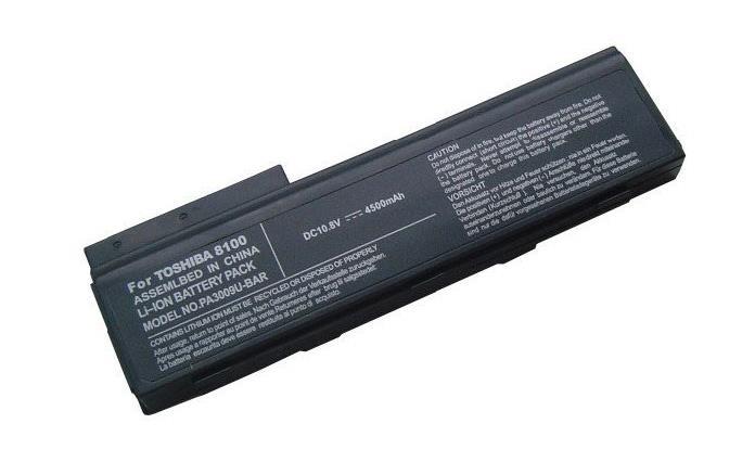 PA3009U-BAR | Toshiba 4800mAh 11.1v Li-ion Battery For Tecra 8100 Series (Grey)