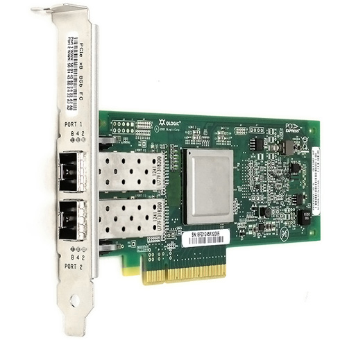 AJ764-63001 | HP 82Q 8GB Dual Port PCI-E Fibre Channel Host Bus Adapter with Standard Bracket - NEW