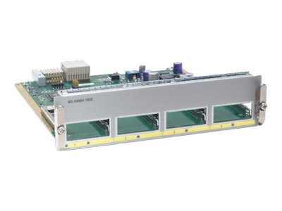 WS-X4904-10GE-RF | Cisco 4-port wire-speed 10 Gigabit Ethernet (X2) half card - expansion module - 4 ports