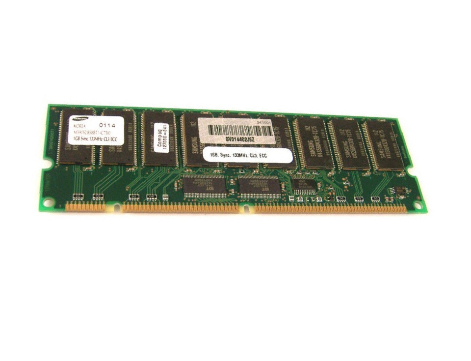 127008-041 | HP 1GB 133MHz PC133 CL3 ECC SDRAM DIMM DDR Memory for ProLiant Server DL360 DL380 ML350 ML370 G2