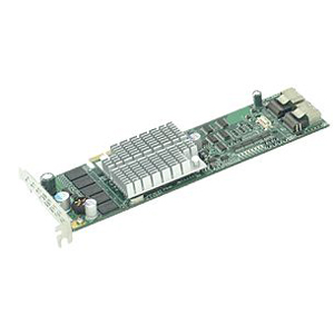 AOC-USASLP-S8I | Supermicro 8-Port SAS / SATA 128MB DDR2 RAID Controller