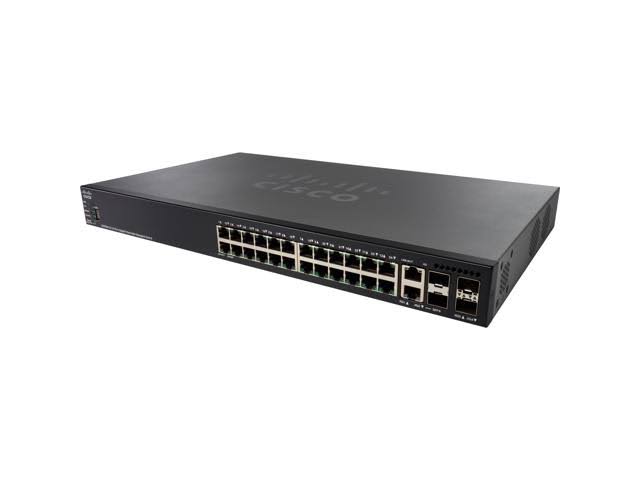 SG550X-24P-K9 | Cisco Small Business Sg550x-24p - Switch - L3 - Managed - 24 X 10/100/1000 (poe+) + 2 X 10 Gigabit SFP+ (uplink) Rack Mountable - NEW