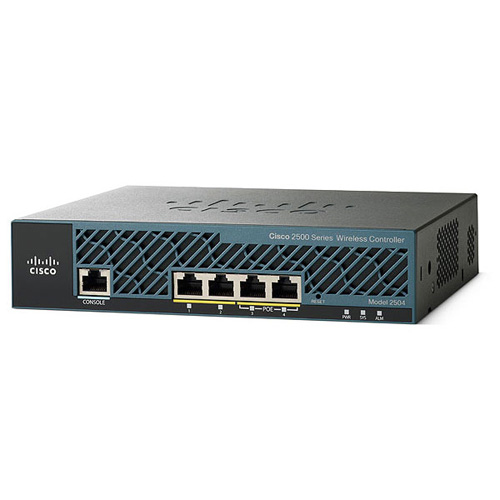 AIR-CT2504-5-K9 | Cisco 2504 Wireless Controller Network Management Device 4-Ports 5 Access Points - NEW