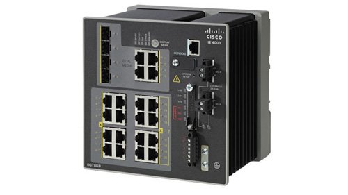 IE-4000-16GT4G-E | Cisco Industrial Ethernet 4000 Series Switch 20 Ports - Managed - DIN Rail Mountable - NEW