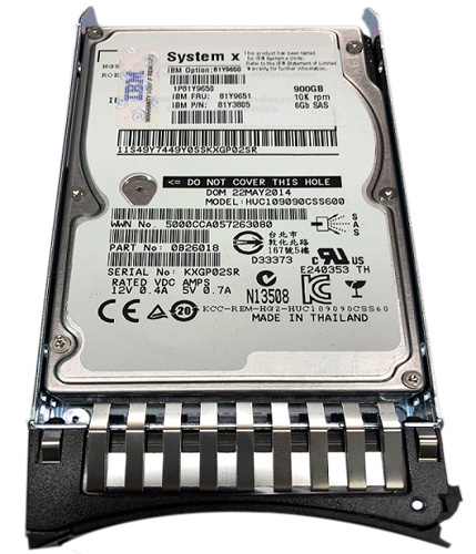 81Y9650 | IBM 900GB 10000RPM SAS 2.5 Hard Drive - NEW