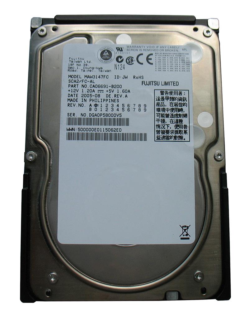 MAW3147FC | Toshiba Enterprise MAW 147 GB 3.5 Internal Hard Drive - Fibre Channel - 10025 rpm - 8 MB Buffer