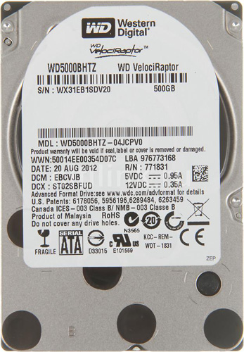 WD5000BHTZ | Western Digital 500GB 10000RPM SATA Gbps 2.5 64MB Cache Hard Drive