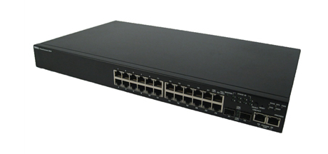 0K688K | Dell PowerConnect 3524 24-Port 10/100-Base-T 2 x Gigabit SFP+ 10/100/1000 Manageable Stackable Ethernet Switch