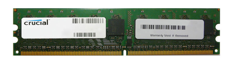 CT447456 | Crucial 2GB (2x1GB) DDR2 Registered ECC PC2-3200 400Mhz Memory