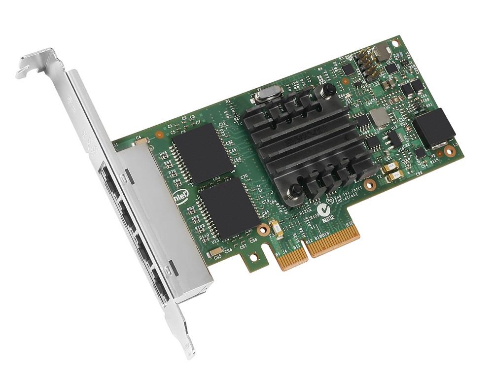 I350-T4 | Intel 10/100/1000Base-T Quad Port PCI Express x4 Ethernet Server Adapter